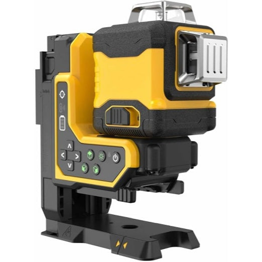 3 x 360° Green Laser Level – Remote Control Fine Adjustment, IP54