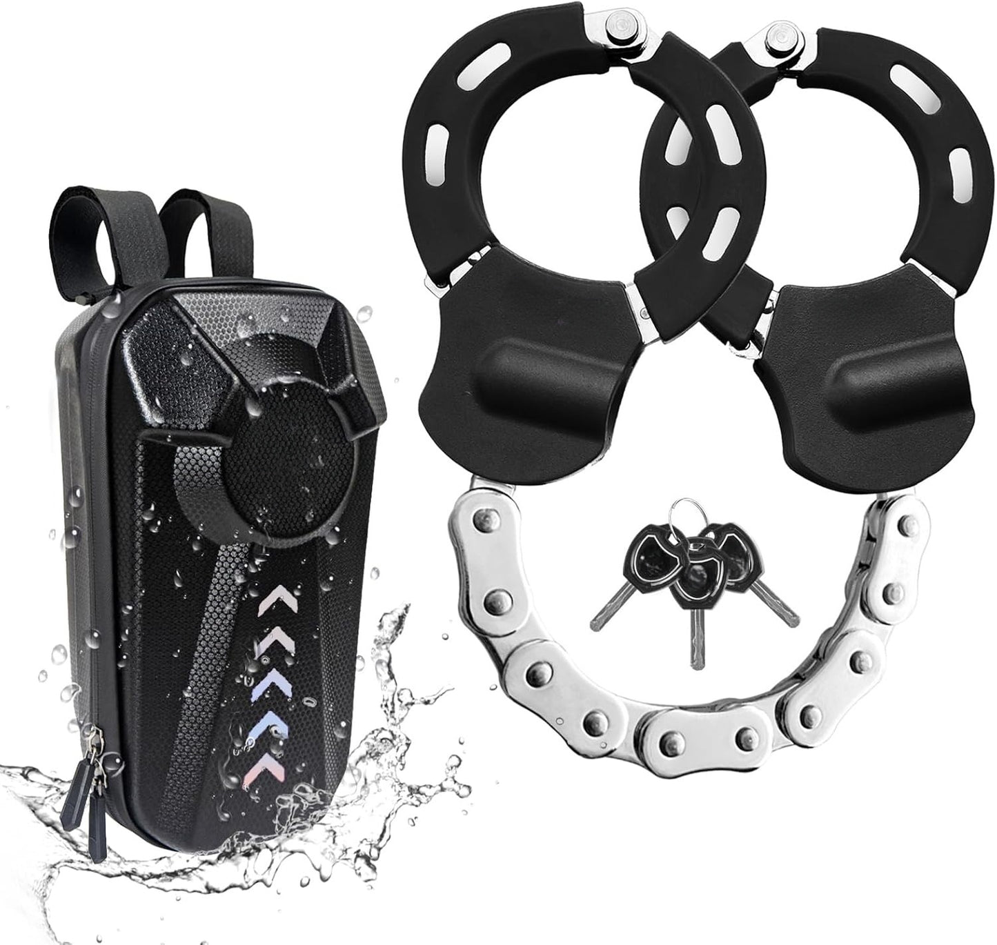 Heavy-Duty Handcuff Lock for E-Scooters, Bikes & Motorbikes